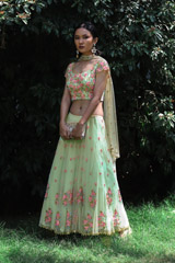 Mint Green Tulle Lehengauntitled (5 of 7)